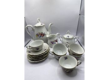 Bareuther Germany Tea Set Service For 6