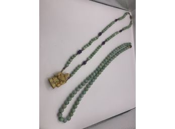 Two Jade Necklaces