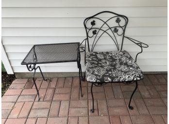 Metal Garden Chair And Table