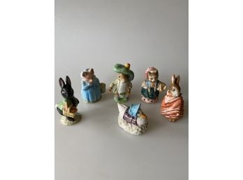 Lot Of 7 Beatrix Potter Beswick England 1970s-80s Figurines
