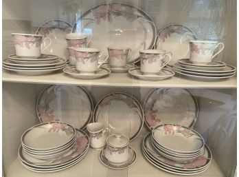 Set Of Floral China