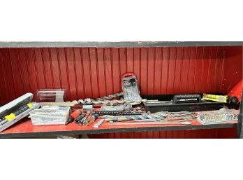 Lot Of Drill Bits, Extras