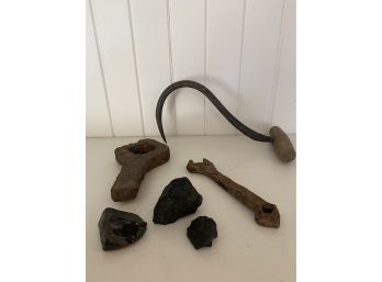 Antique Tools, Coal - Found On Grounds Of Property