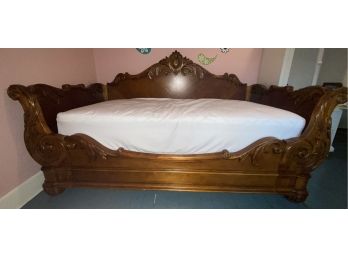 Carved Wood Daybed