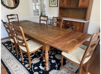 Barn Wood Dining Table & 6 Chairs