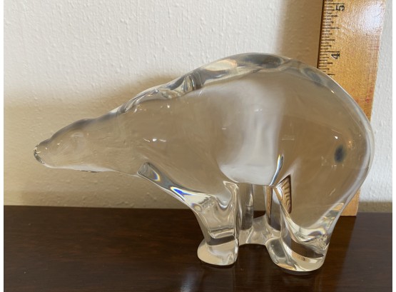 Baccarat Glass Polar Bear