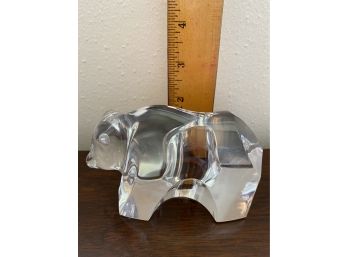 Baccarat Glass Grizzly Bear