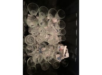 Large Lot Of Assorted Glassware