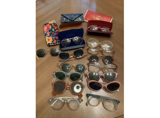 Lot Of Vintage Eyeglasses