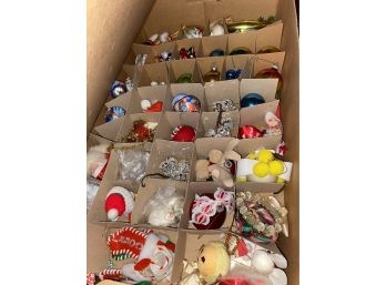 Box Of Christmas Ornaments