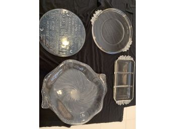 4 Serving Platters