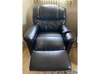 Brown Leather Motorized Recliner
