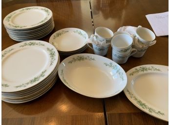 Set Of China Service For 12 With Extras