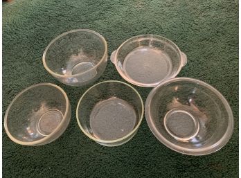 Lot Of 5 Baking Dishes