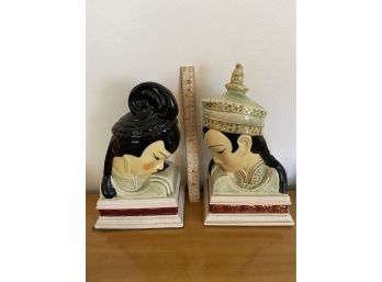 Vintage Asian Bookends