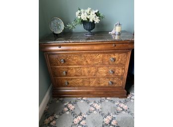 Ethan Allen Townhouse Collection Chest With Marble Top