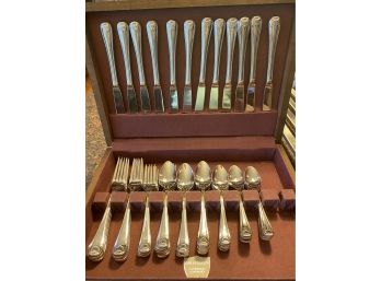 Set Of Stainless Flatware With Case
