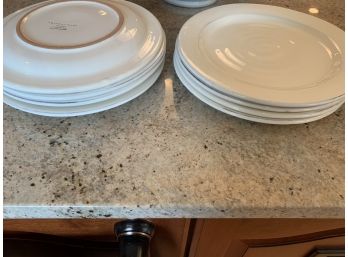 Lot Of 8 Rustic Pottery Barn Plates
