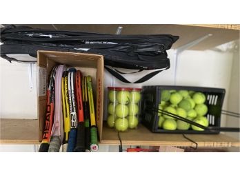 Tennis Rackets, Cases, Balls