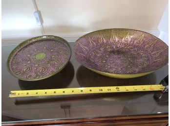 Two Beautiful Plates