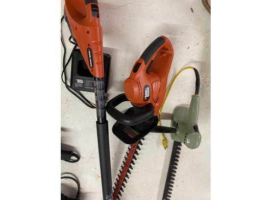 Trio Of Hedge Trimmers