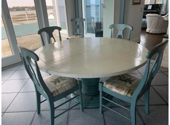 Kitchen Set - 60” Round Table & 6 Chairs