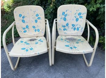 Vintage Metal Lawn Chairs