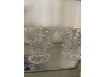 4 Crystal Glasses