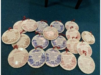 Crownford China Co Plate Collection