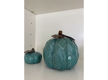 Turquoise Pumpkins