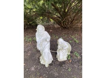 Mary And Joseph Garden Statue