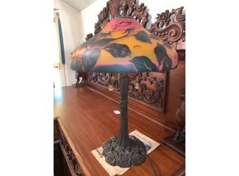 Lamp.  Signed “Galleis”