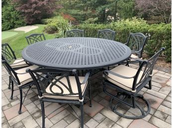 Patio Table And 8 Chairs
