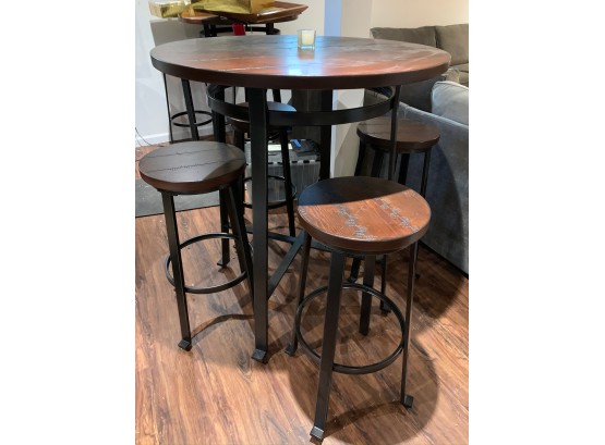 High Top Table   4 Stools