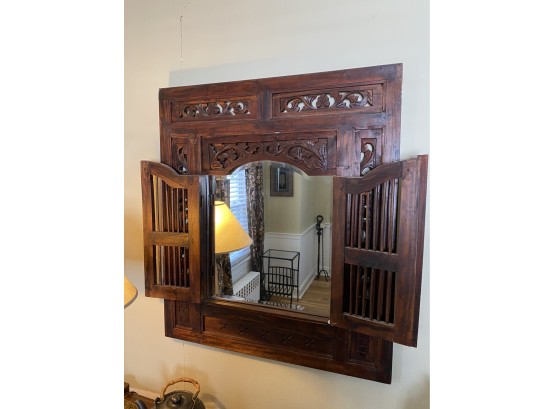 Wooden Mirror
