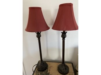 Set Of 2 27” Lamps
