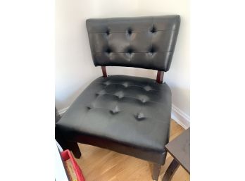 Black Vinyl Chair