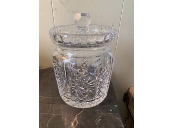 Waterford  Jar With Lid