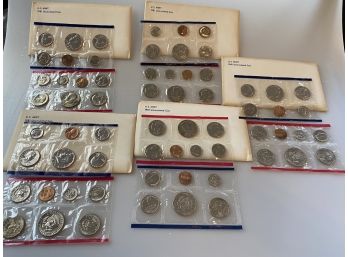 Lot Of US Mint 1981 Uncirculated Coins