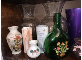 Large Lot Of Vases