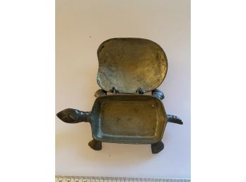 Brass Turtle Trinket Box