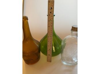 Trio Of Vintage Bottles