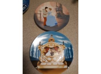 Lot Of 4 1990 Knowles Fine China Cinderella Disney Plates