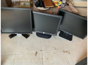 Three Monitors