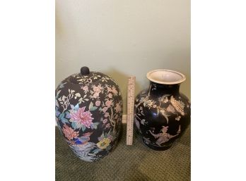 Pair Of Floor Vases