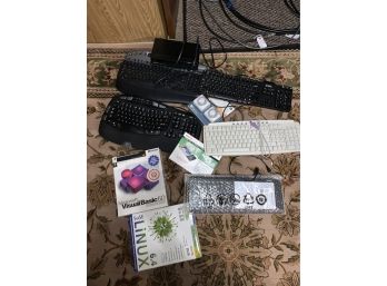 Lot Of Keyboard And Accessories