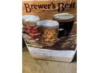 Brewing Kit With 24 Glass Beer Bottles
