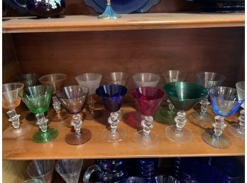 Lot Of Colorful Glasses  (15)