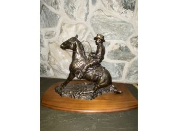 Bronze Horse Racing Trophy