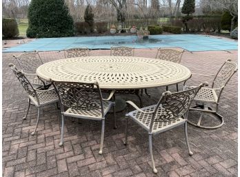 Patio Set Table And 8 Chairs